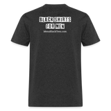 Mens Black Tees Brand Shirt - heather black