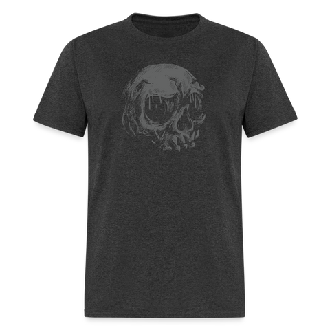 Drippy Skull - heather black