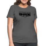 Southern Shade Band Black Logo Women's T-Shirt - charcoal