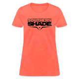 Southern Shade Band Black Logo Women's T-Shirt - heather coral