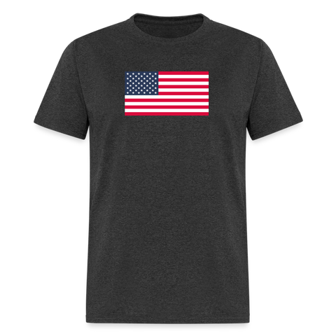 USA Flag Color - heather black