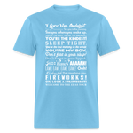 The Goodnight Unisex Classic T-Shirt - aquatic blue