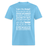 The Goodnight Unisex Classic T-Shirt - aquatic blue