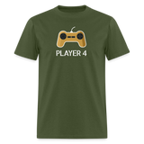 Player 4 - military green