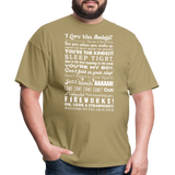 The Goodnight Unisex Classic T-Shirt - khaki