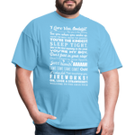 The Goodnight Unisex Classic T-Shirt - aquatic blue