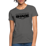 Southern Shade Band Black Logo Women's T-Shirt - charcoal