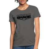 Southern Shade Band Black Logo Women's T-Shirt - charcoal