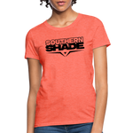 Southern Shade Band Black Logo Women's T-Shirt - heather coral