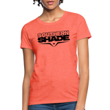 Southern Shade Band Black Logo Women's T-Shirt - heather coral