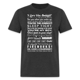 The Goodnight Unisex Classic T-Shirt - heather black