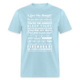 The Goodnight Unisex Classic T-Shirt - powder blue