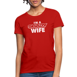 Southern Shade Shady Wife Women's T-Shirt - red
