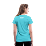 Southern Shade - Shady Wife Women's V-Neck T-Shirt - aqua