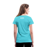 Southern Shade - Shady Wife Women's V-Neck T-Shirt - aqua