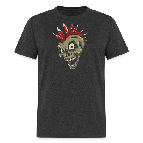 Punk Rock Skull - heather black