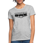 Southern Shade Band Black Logo Women's T-Shirt - heather gray