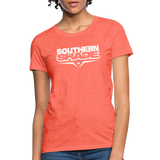 Southern Shade Band White Logo Women's T-Shirt - heather coral