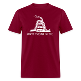 Don't Tread On Me - burgundy