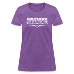 Southern Shade Band White Logo Women's T-Shirt - purple heather