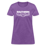 Southern Shade Band White Logo Women's T-Shirt - purple heather