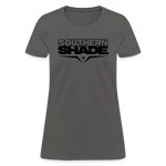 Southern Shade Band Black Logo Women's T-Shirt - charcoal