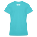 Southern Shade - Shady Wife Women's V-Neck T-Shirt - aqua