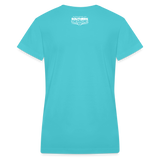 Southern Shade - Shady Wife Women's V-Neck T-Shirt - aqua