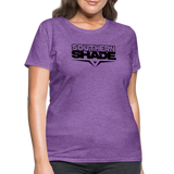 Southern Shade Band Black Logo Women's T-Shirt - purple heather