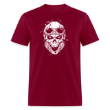 Vintage Biker Skull - burgundy