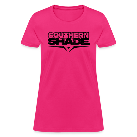 Southern Shade Black Logo Women's T-Shirt - fuchsia