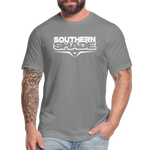 Southern Shade Band T-shirt White Logo - slate