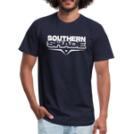 Southern Shade Band T-shirt White Logo - navy