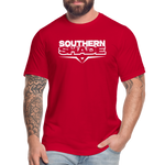 Southern Shade Band T-shirt White Logo - red