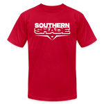 Southern Shade Band T-shirt White Logo - red