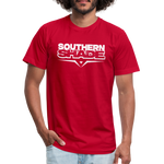 Southern Shade Band T-shirt White Logo - red