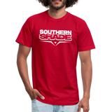 Southern Shade Band T-shirt White Logo - red