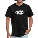 Mens Black Tees Brand Shirt - black