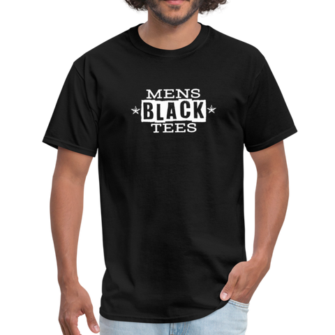 Mens Black Tees Brand Shirt - black