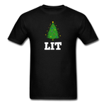 Lit Xmas Tree - black