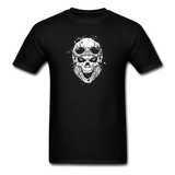 Vintage Biker Skull - black