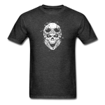 Vintage Biker Skull - heather black