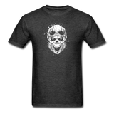 Vintage Biker Skull - heather black