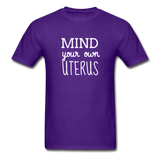 Mind Your Own Uterus - purple