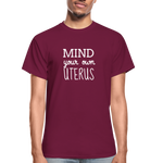 Mind Your Own Uterus - burgundy