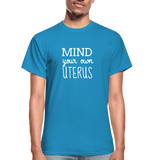 Mind Your Own Uterus - turquoise